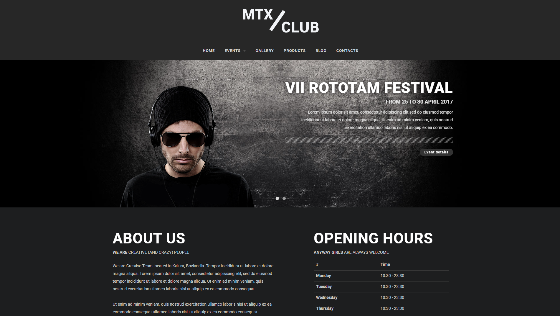 MTX Club Festival Hub